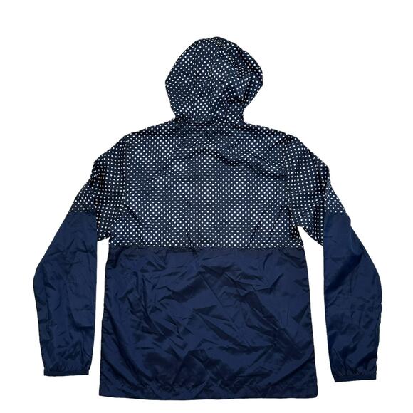 BONOBOS Fielder Polka Dot Lightweight Anorak Jacket Blue White Size XS Mens - Picture 2 of 7